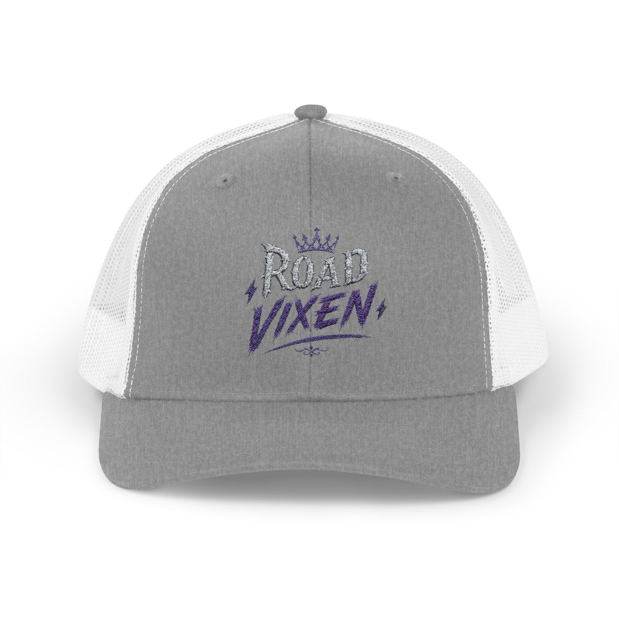 Road Vixen Trucker Cap — Retro Crown Snapback Mesh Hat