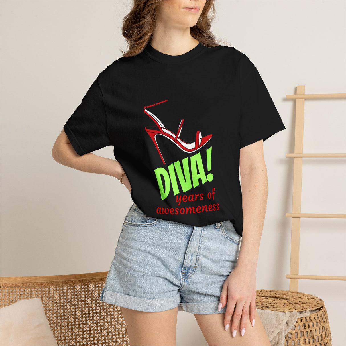Diva! Years of Awesomeness T-Shirt Printify