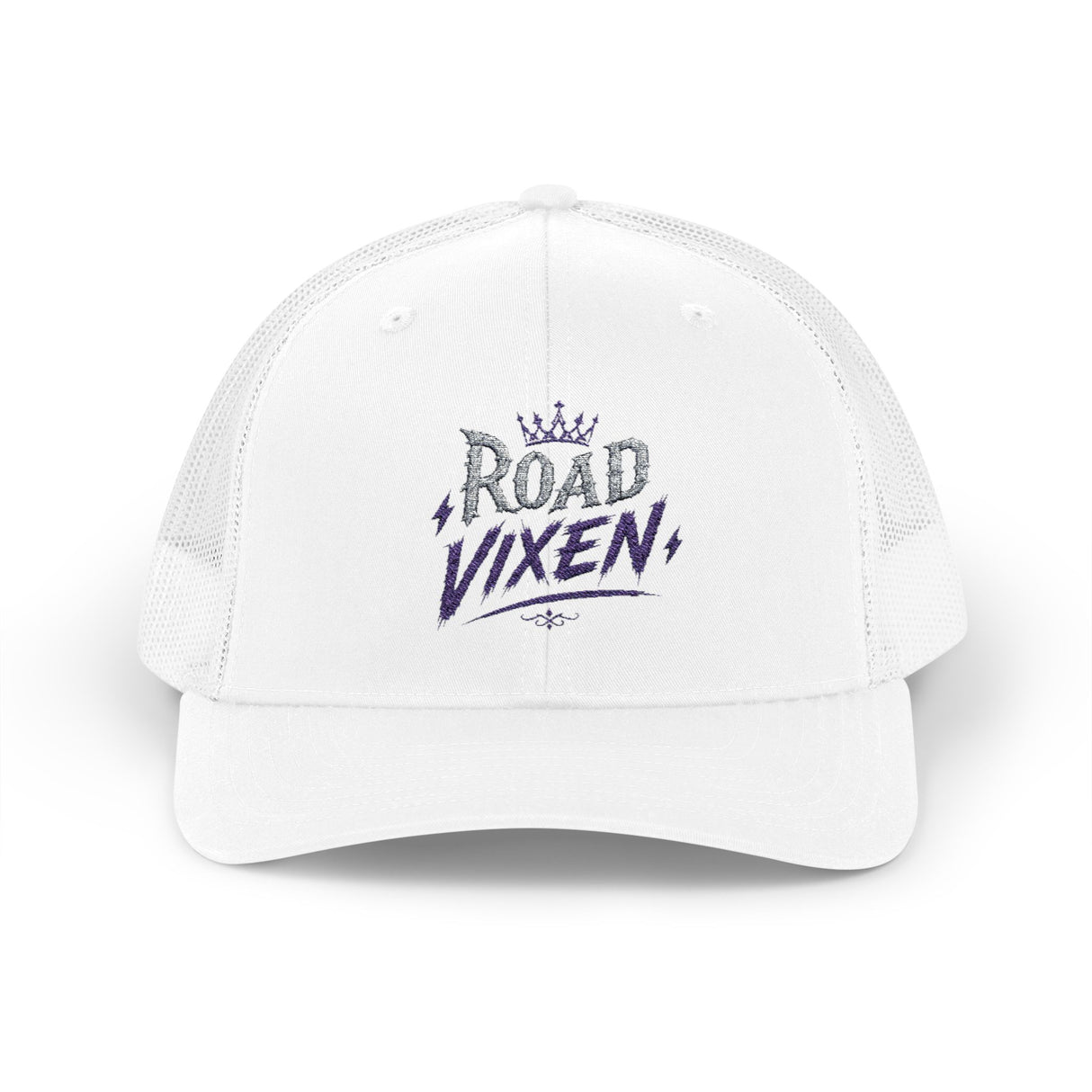 Road Vixen Trucker Cap — Retro Crown Snapback Mesh Hat