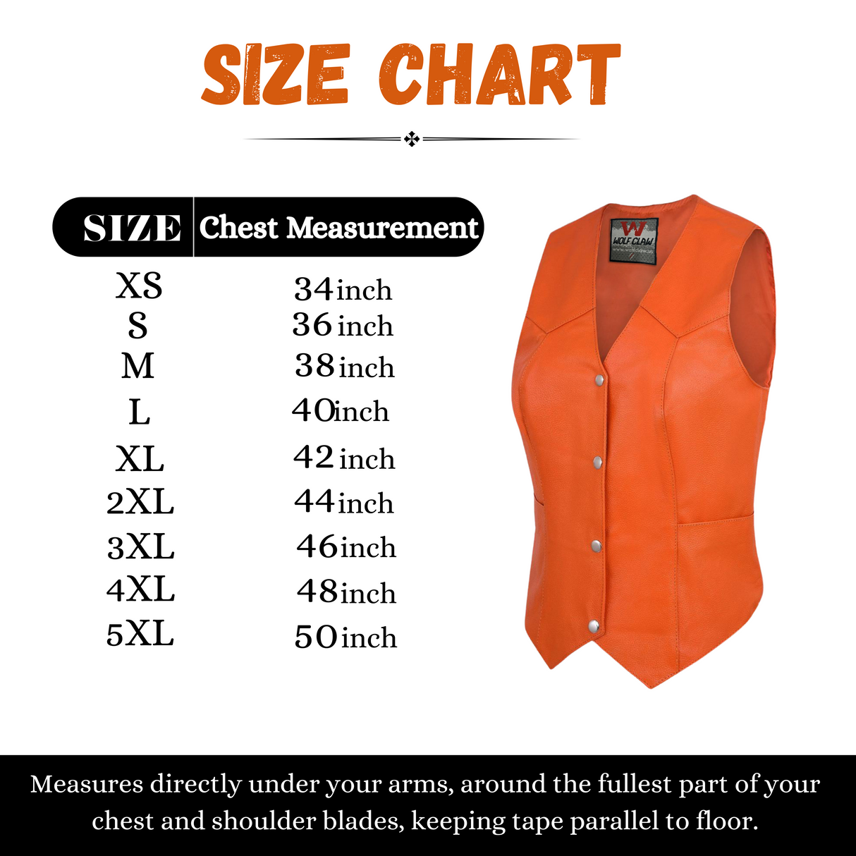 Ladies Women Biker Concealed Carry Soft Leather Vest