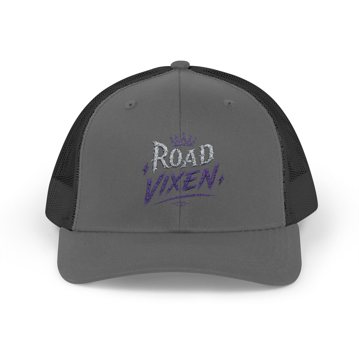 Road Vixen Trucker Cap — Retro Crown Snapback Mesh Hat