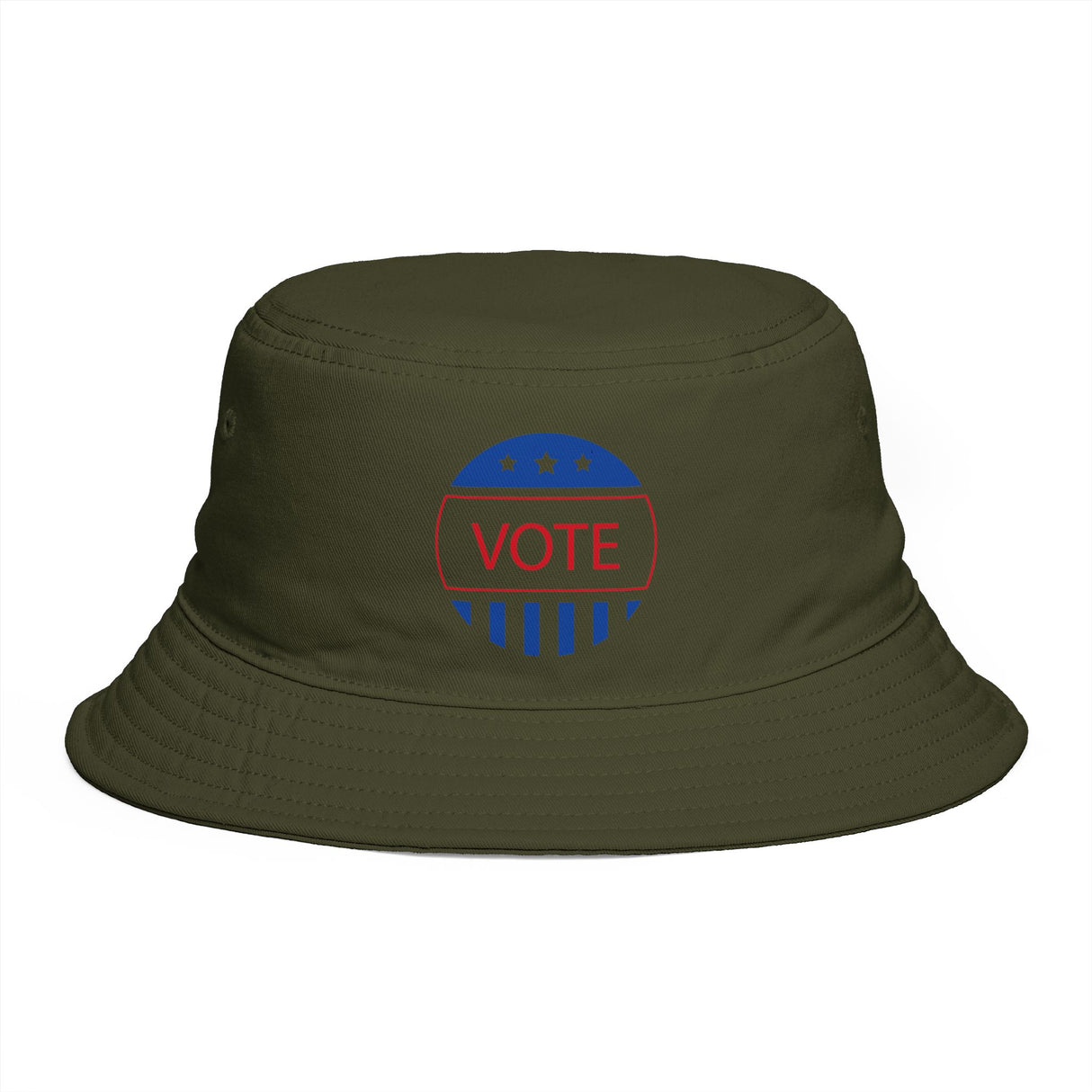 Vote Bucket Hat — Patriotic Red, White & Blue Election Sun Hat
