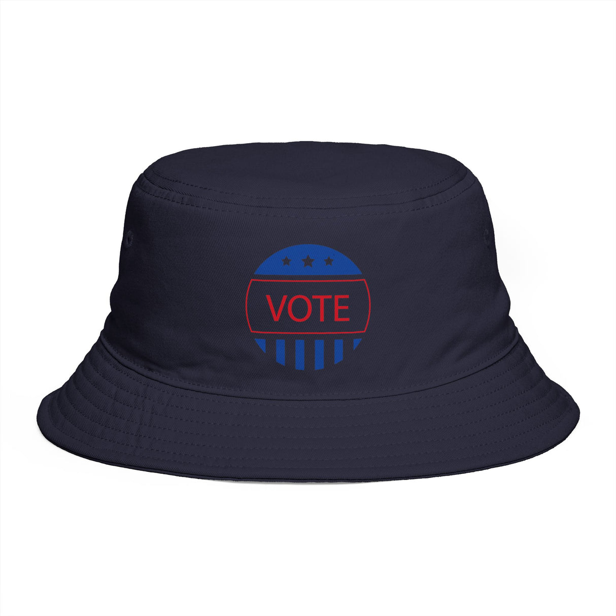 Vote Bucket Hat — Patriotic Red, White & Blue Election Sun Hat