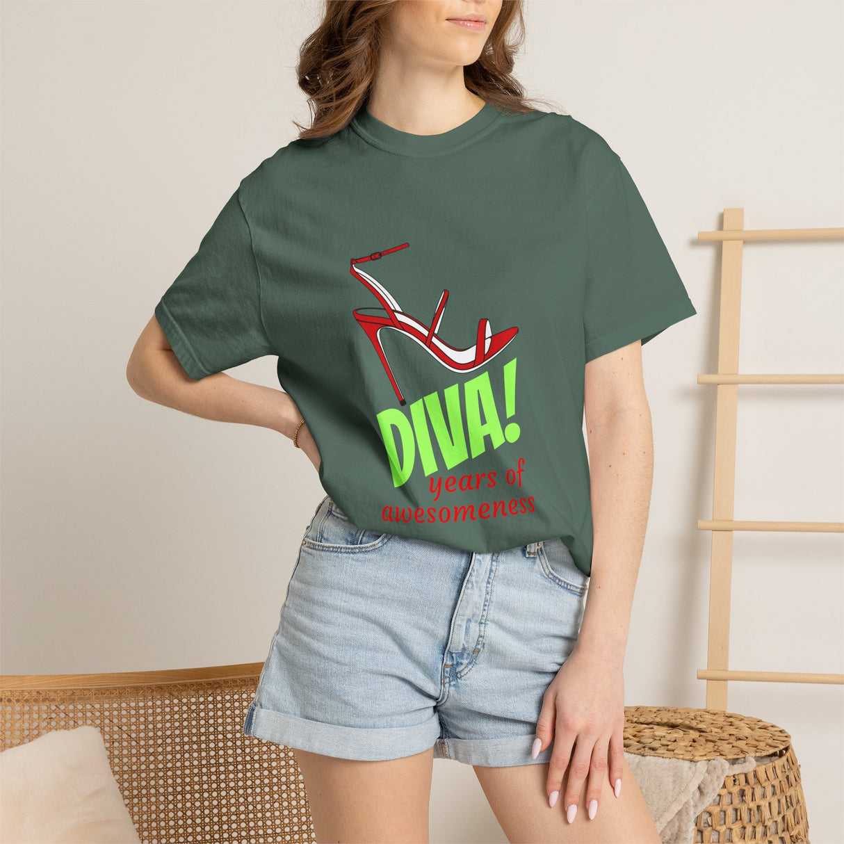 Diva! Years of Awesomeness T-Shirt Printify