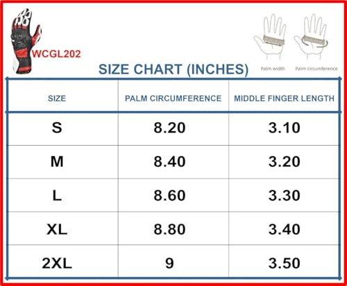 Carbon Fiber Knuckle Powersport Leather Gloves