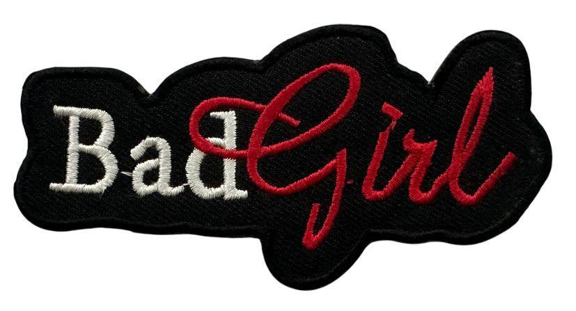 WCEP133 BAG GIRL DESIGN MOTORCYCLE PATCH EMBROIDERY IRON ON PATCH