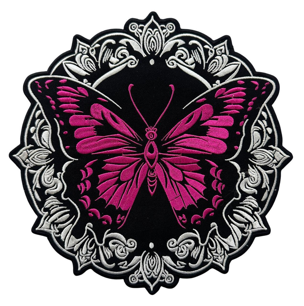 WCEP186 SMALL BUTTERFLY EMBROIDERY PATCH FOR JACKET, VEST, HOODIE, BAGPACK, MULTI COLOUR BUTTERFLY EMBROIDERY PATCH IRON/SEW ON 3X3INCH