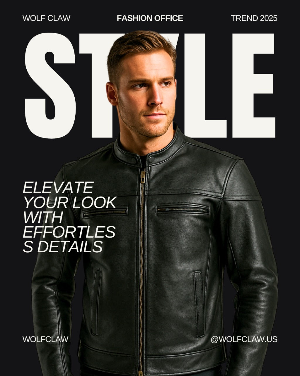 Men Tuscan Motorcycle Leather Jacket