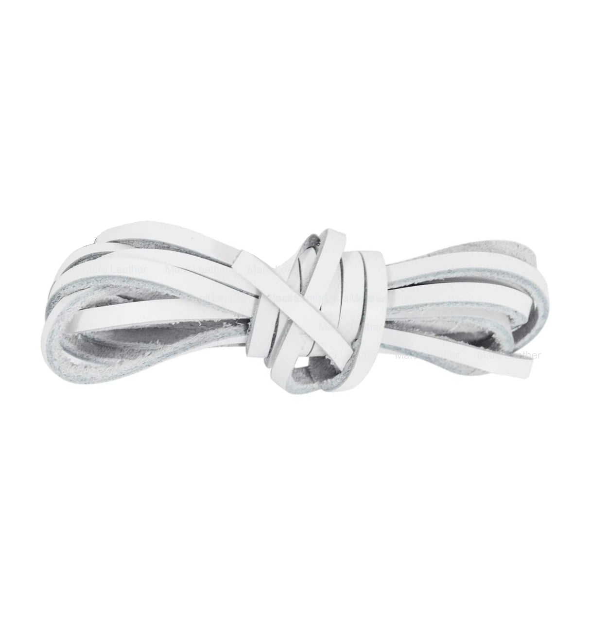 White Natural Leather Cord Lace String for Handmade Accessories