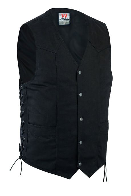 Wolf Claw biker denim vest collection – durable and stylish