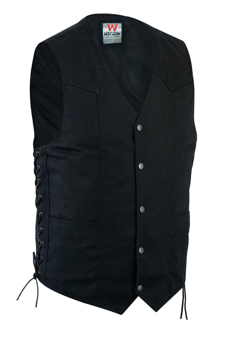 Wolf Claw biker denim vest collection – durable and stylish