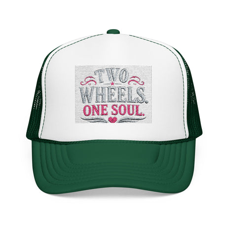 Trucker Hat – Two Wheels One Soul Motorcycle Foam Cap