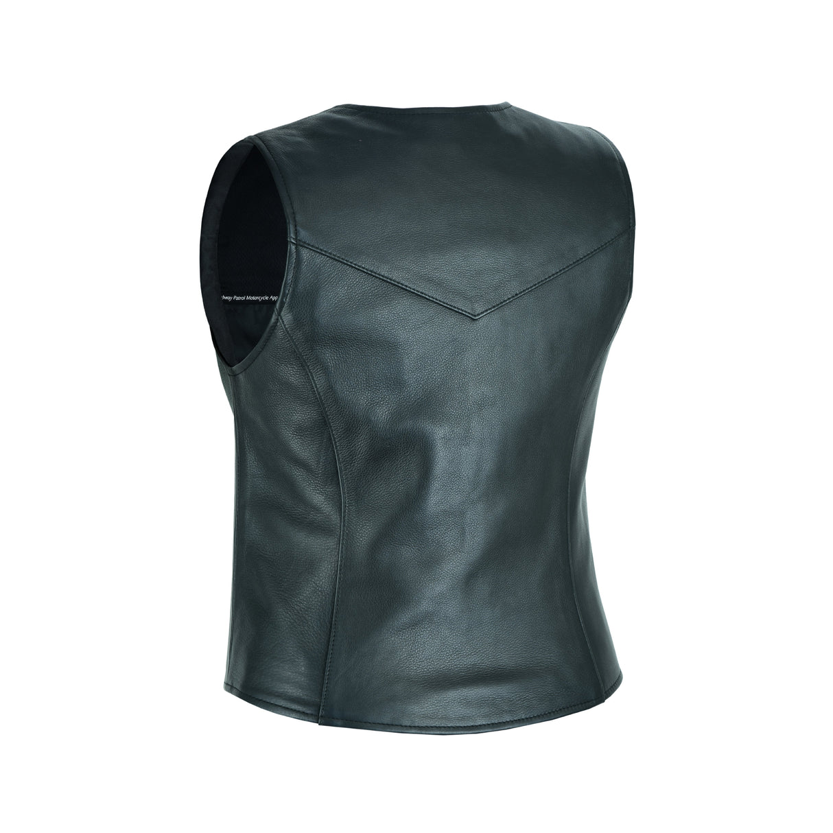 Women's Motorcycle Ladies Basic Gun Pocket Leather Vest
