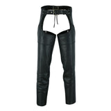 Renegade thermal lined motorcycle leather chaps