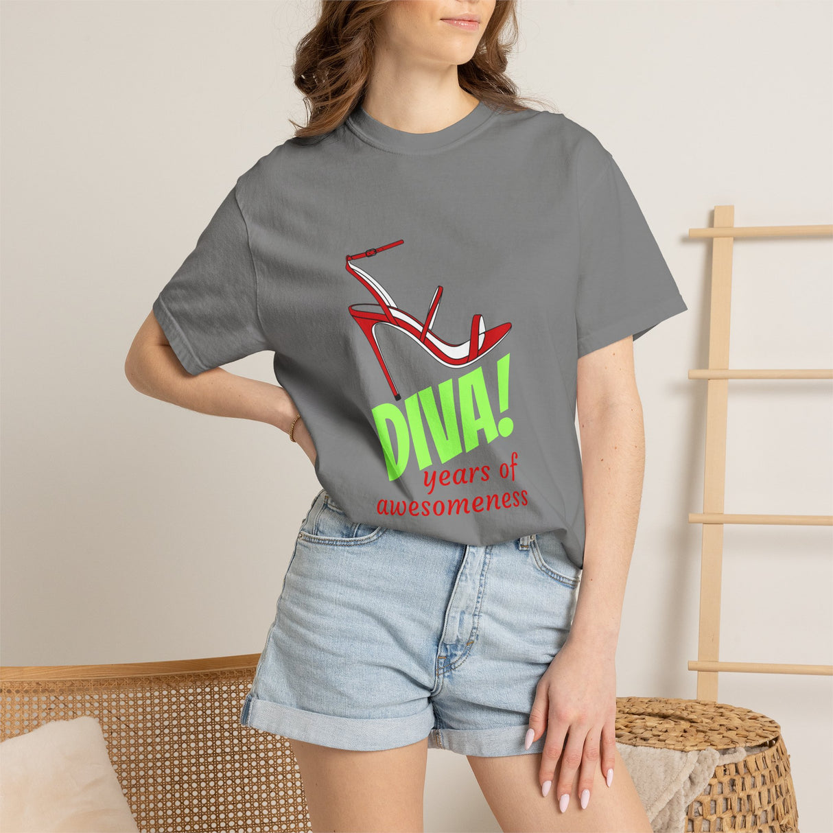Diva! Years of Awesomeness T-Shirt Printify