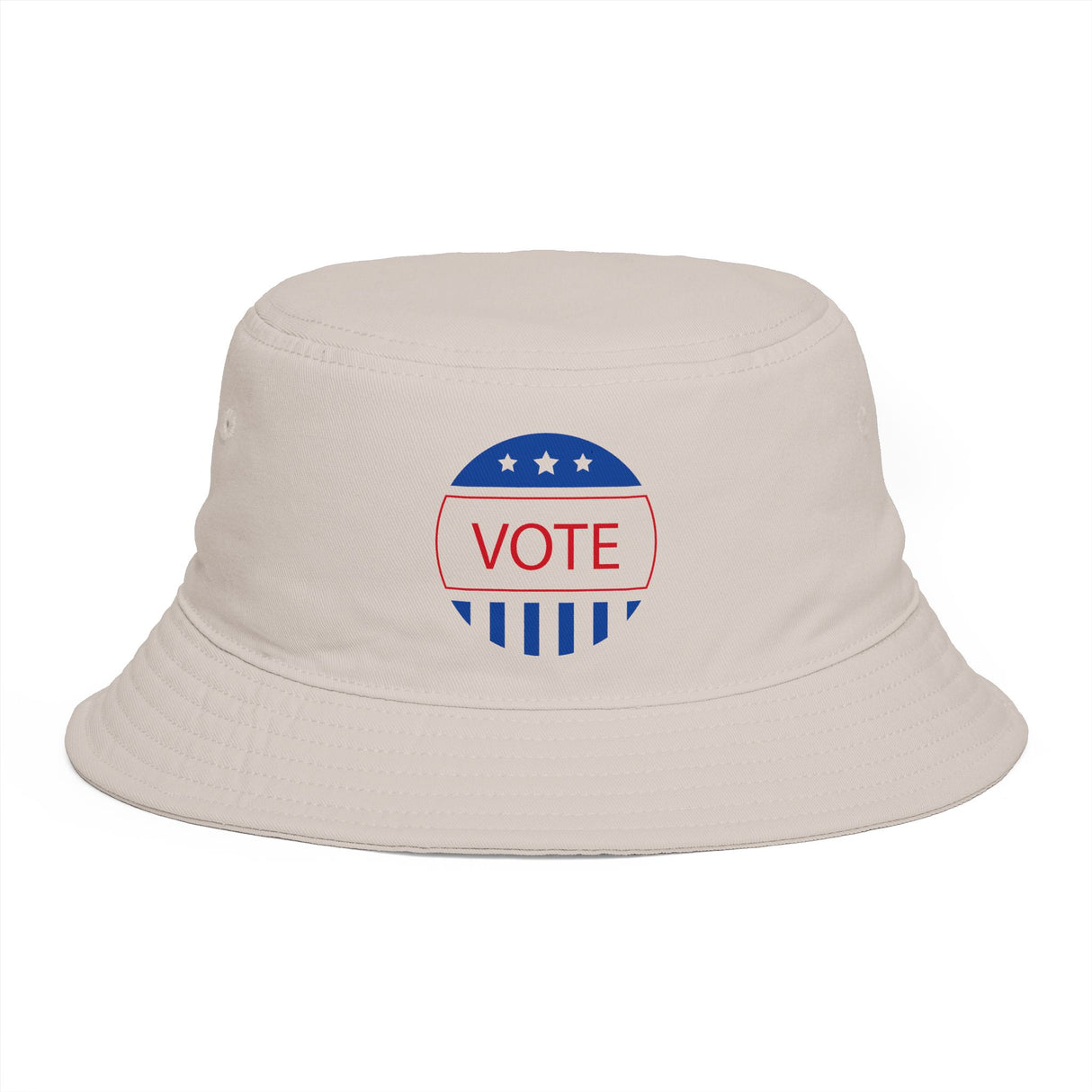 Vote Bucket Hat — Patriotic Red, White & Blue Election Sun Hat