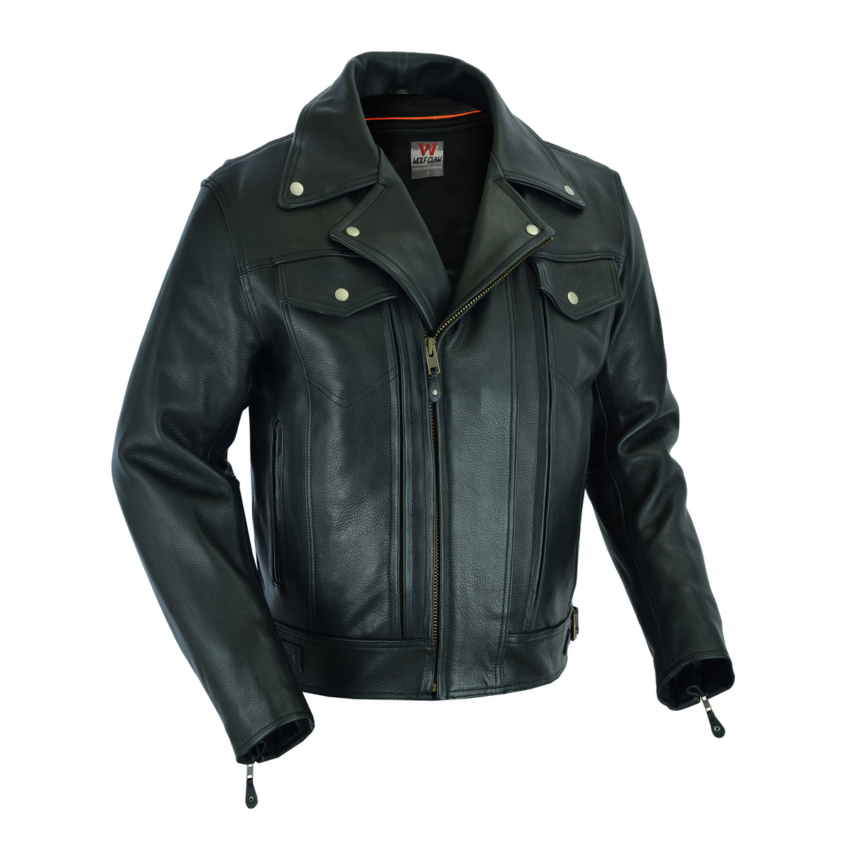 Highend Men's Utility Cruising Leather Jacket