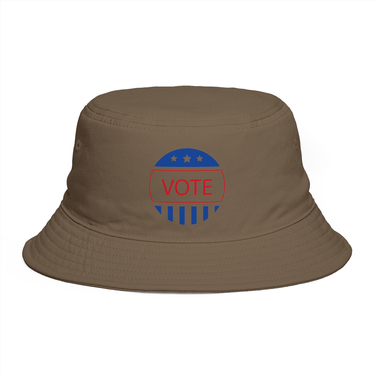 Vote Bucket Hat — Patriotic Red, White & Blue Election Sun Hat
