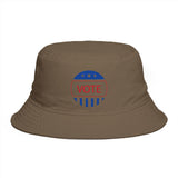 Vote Bucket Hat — Patriotic Red, White & Blue Election Sun Hat