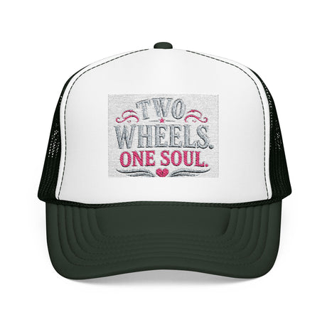 Trucker Hat – Two Wheels One Soul Motorcycle Foam Cap