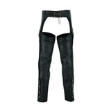 Renegade thermal lined motorcycle leather chaps