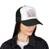 Trucker Hat – Two Wheels One Soul Motorcycle Foam Cap Printify