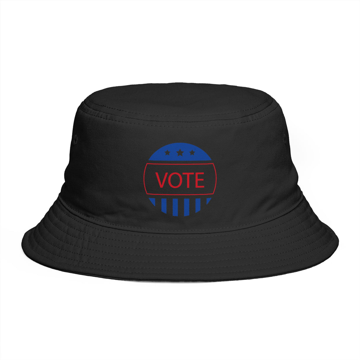Vote Bucket Hat — Patriotic Red, White & Blue Election Sun Hat