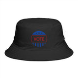 Vote Bucket Hat — Patriotic Red, White & Blue Election Sun Hat