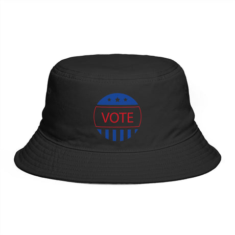 Vote Bucket Hat — Patriotic Red, White & Blue Election Sun Hat - Hats - Product View 11