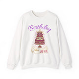 Birthday Cake Diva Sweatshirt Printify