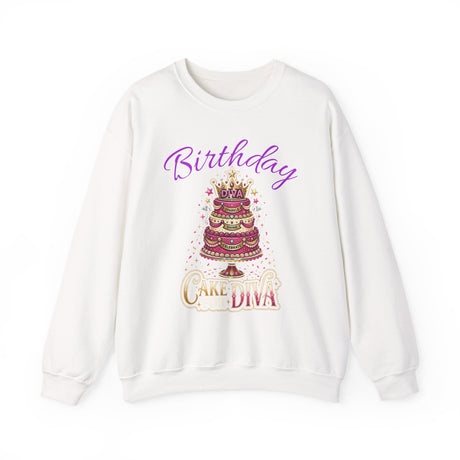 Birthday Cake Diva Sweatshirt Printify