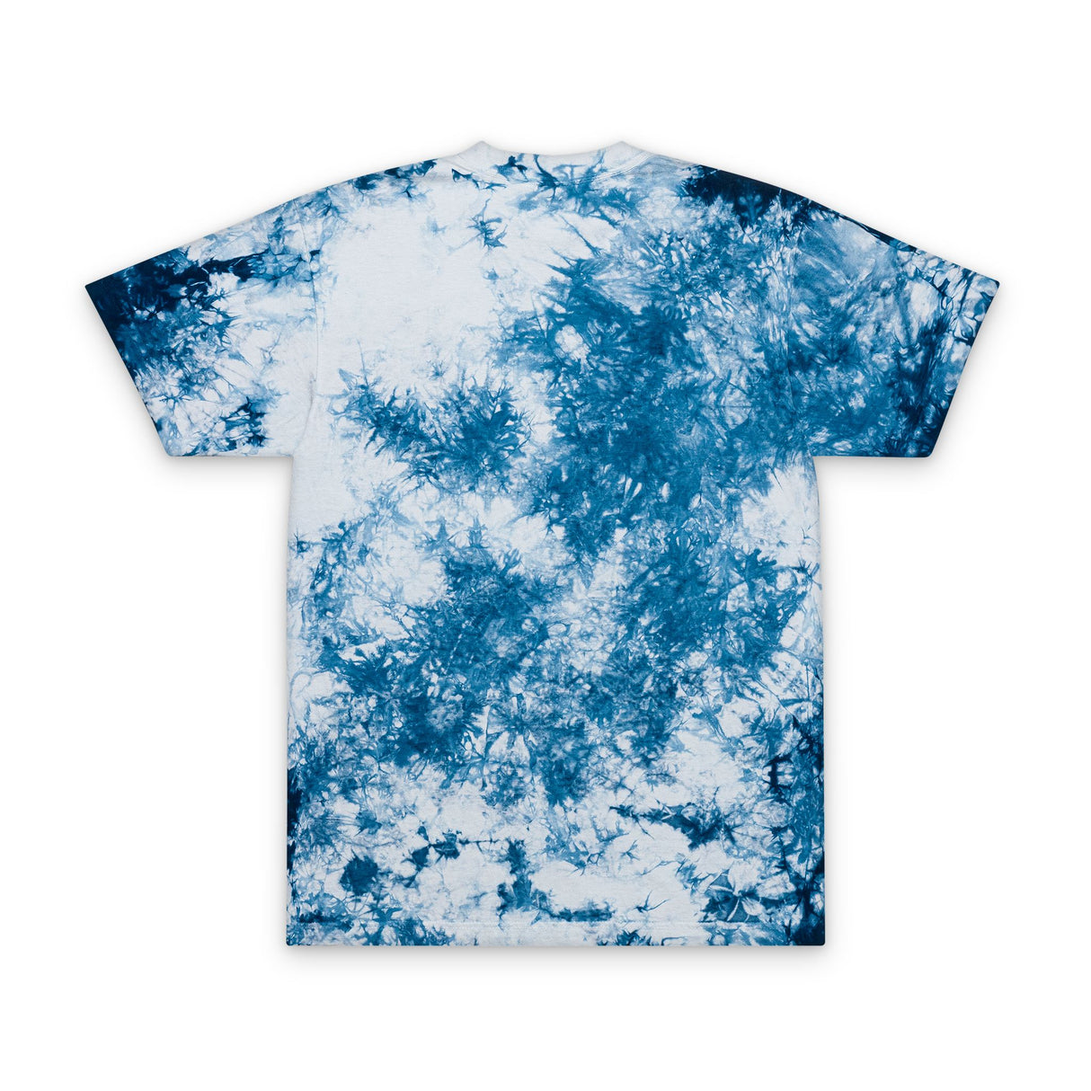 Tie-Dye Spiral Tee — Embroidered "Vibes & Love" Oversized T-Shirt