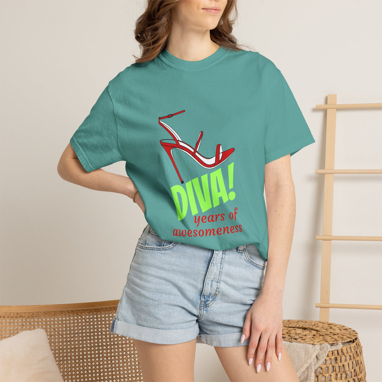 Diva! Years of Awesomeness T-Shirt Printify