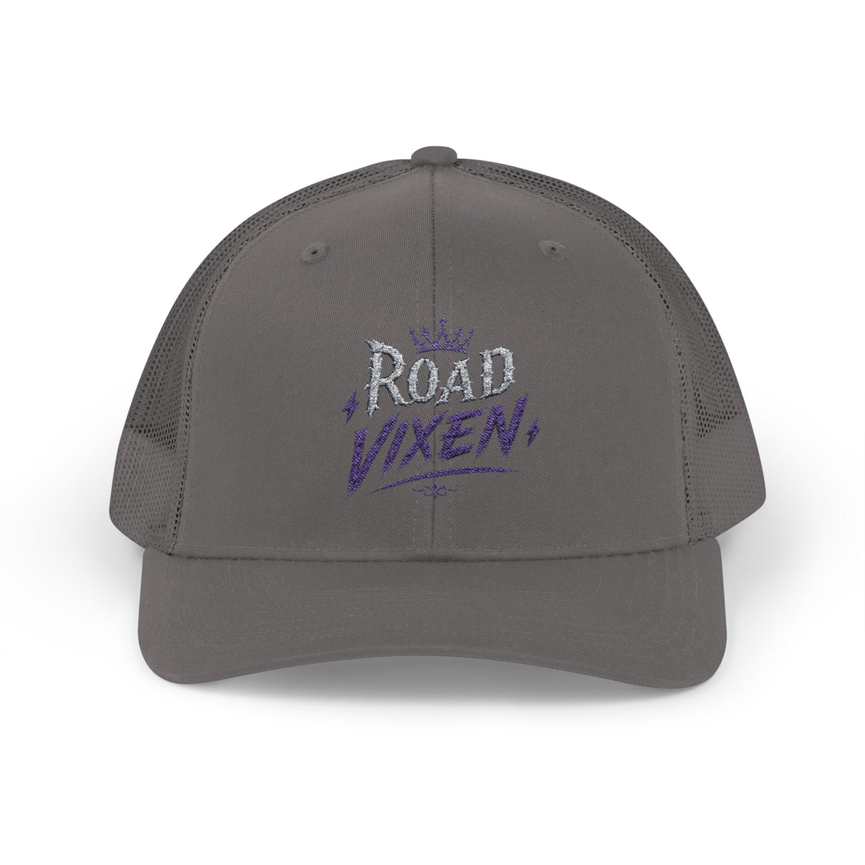 Road Vixen Trucker Cap — Retro Crown Snapback Mesh Hat