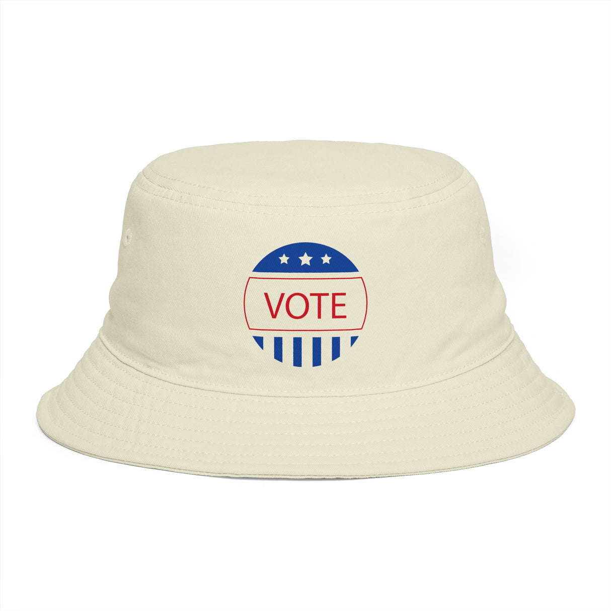 Vote Bucket Hat — Patriotic Red, White & Blue Election Sun Hat