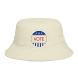 Vote Bucket Hat — Patriotic Red, White & Blue Election Sun Hat