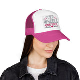 Trucker Hat – Two Wheels One Soul Motorcycle Foam Cap Printify