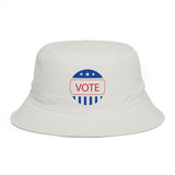 Vote Bucket Hat — Patriotic Red, White & Blue Election Sun Hat