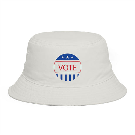 Vote Bucket Hat — Patriotic Red, White & Blue Election Sun Hat - Hats - Product View 12