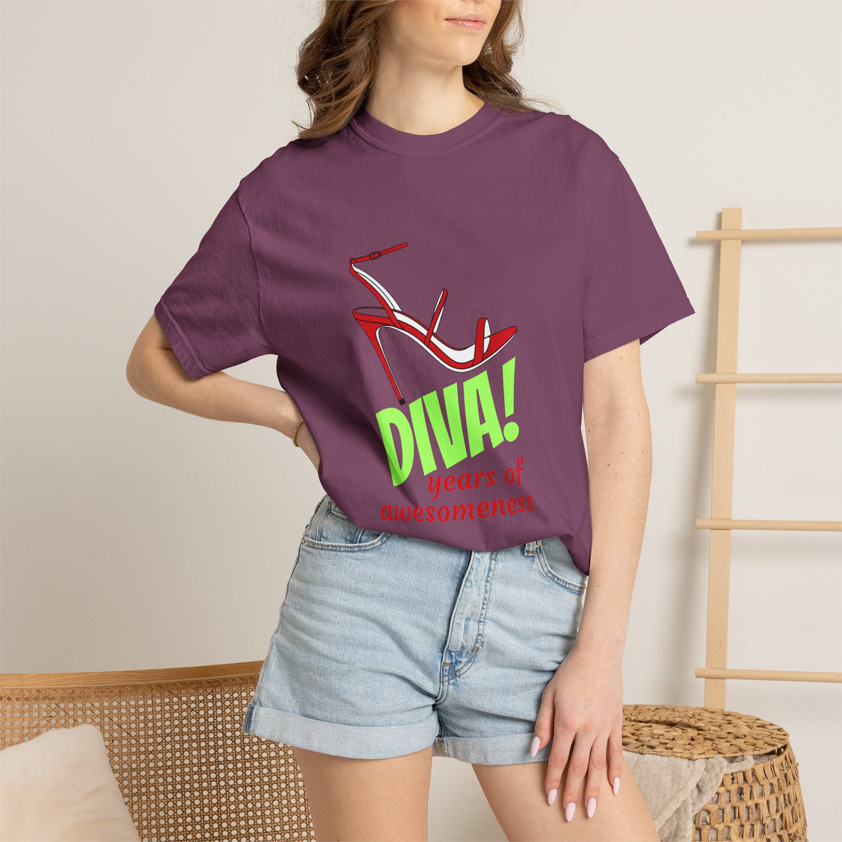 Diva! Years of Awesomeness T-Shirt Printify