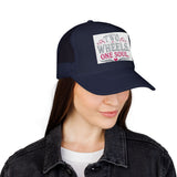 Trucker Hat – Two Wheels One Soul Motorcycle Foam Cap Printify