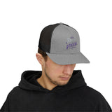Road Vixen Trucker Cap — Retro Crown Snapback Mesh Hat