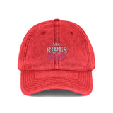 Vintage Embroidered Cap — "She Rides Wild" Retro Baseball Hat - Hats - Front View