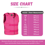 WCWV54941HOT PINK Women hot pink bullet proof style leather Vest women biker club