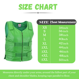 WCWV54941Green WOMEN Bulletproof Style Leather vest designs for Bikers Clubs