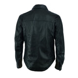 Western Lightweight Motorcycle Soft Leather Shirt