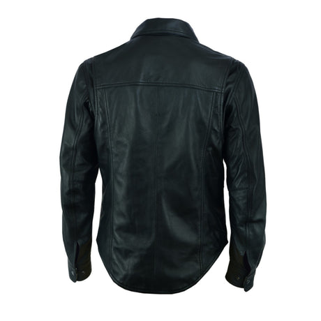 Western Lightweight Motorcycle Soft Leather Shirt