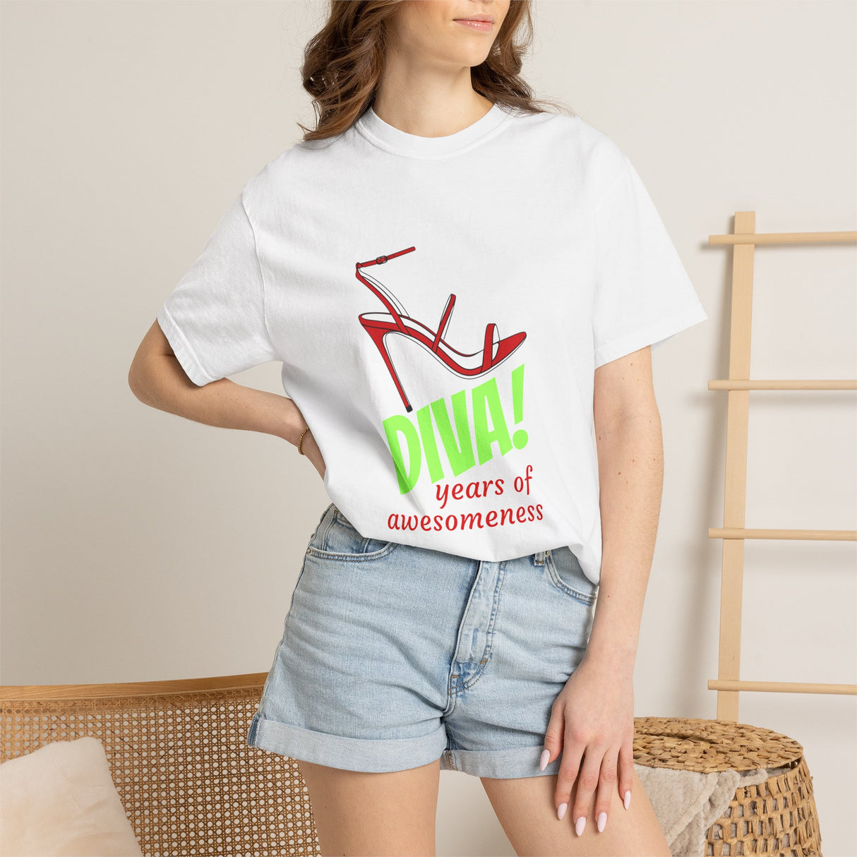 Diva! Years of Awesomeness T-Shirt Printify