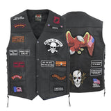 Men's Side Lace Vest Pre-Patched Vest – 23 Total Patches