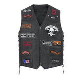 Men's Side Lace Vest Pre-Patched Vest – 23 Total Patches